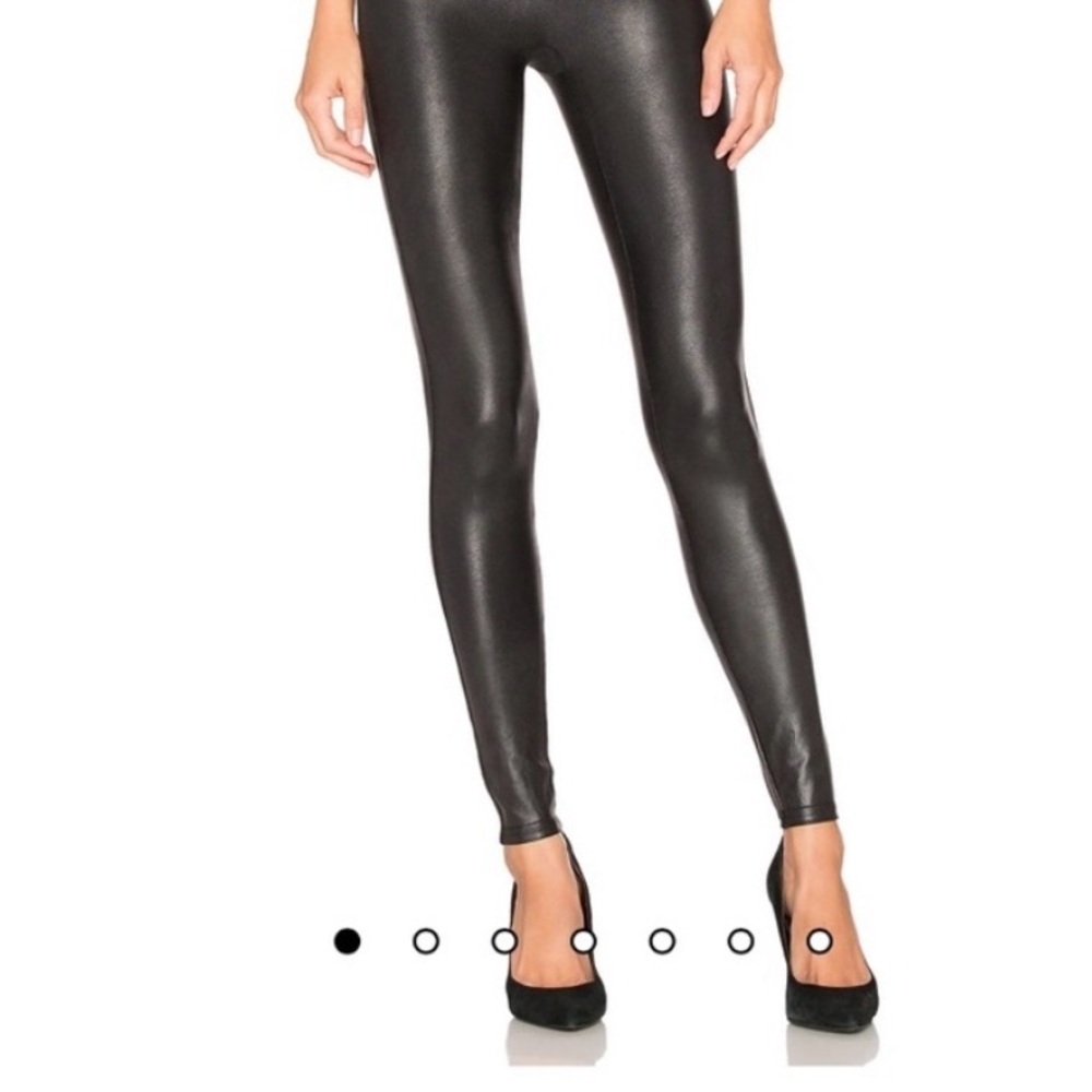 SPANX shaping faux leather leggings sz 2x, EUC worn once!